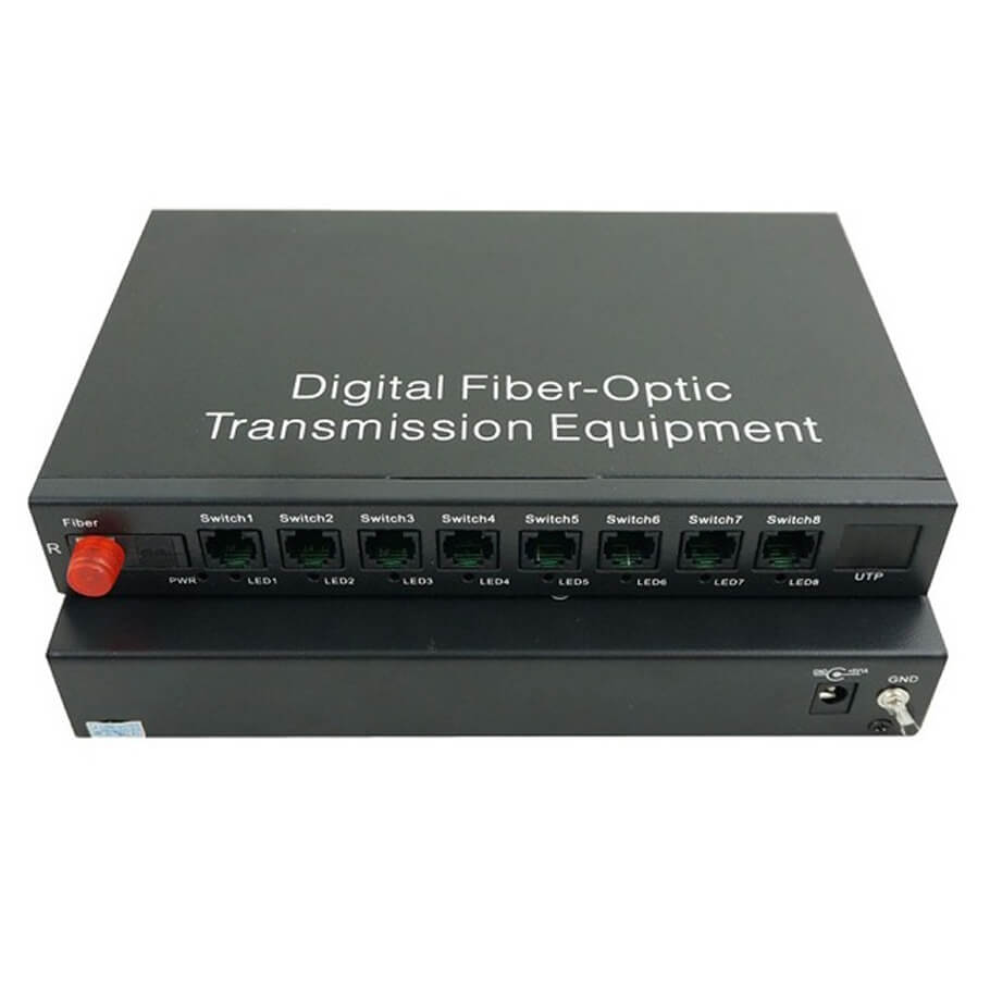 Chuyển đổi Quang-Điện Telephone converter 8 kênh BTON BT-8PF-T/R